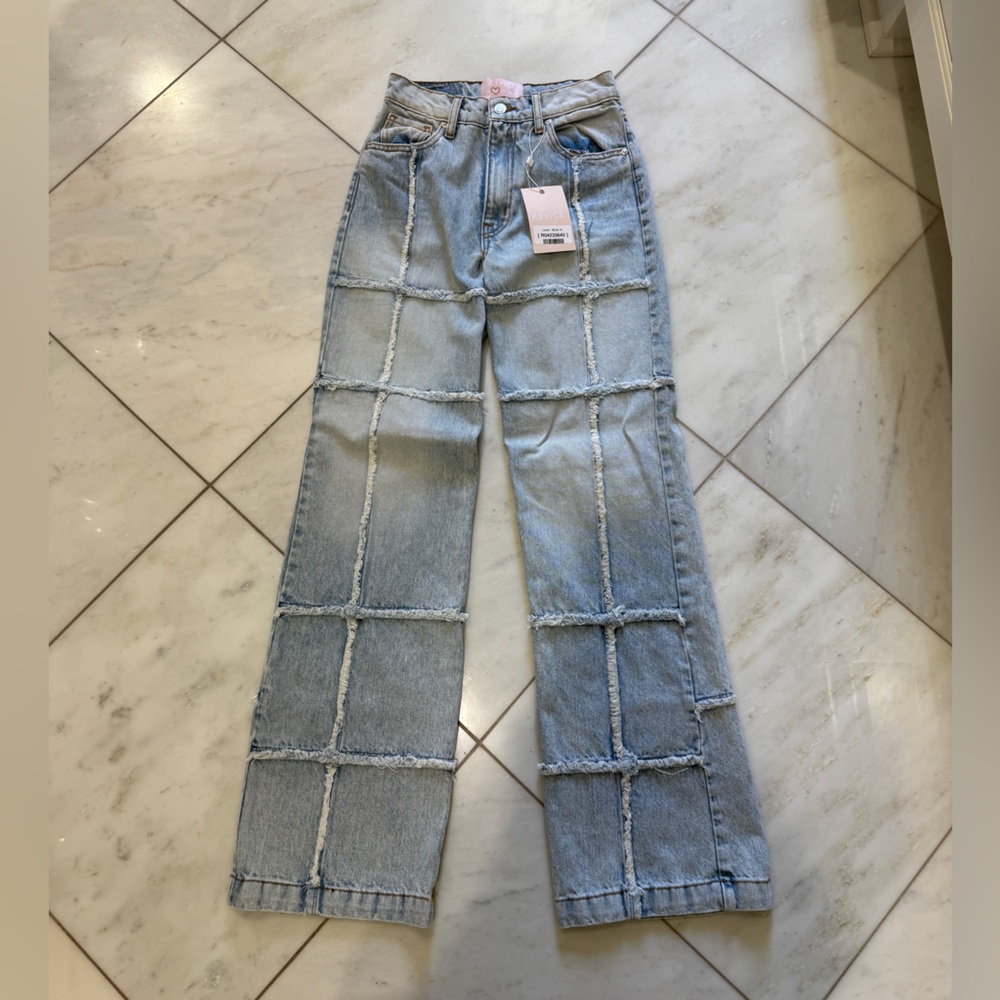 REVICE Light Blue Flare Jeans